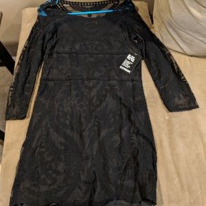 Lace little black dress